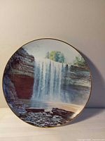 Front view of Balls Falls decorative plate