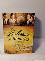 Front cover of The Adams Chronicles DVD box showing title and cast imagery