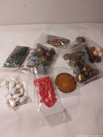 All eight bead bags grouped