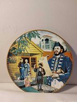 front view of illustrated collector plate