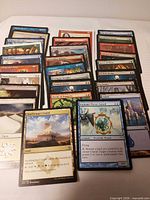 All 26 cards spread in staggered rows