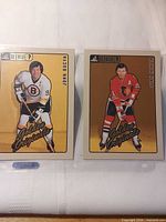 Both 5x7 Golden Originals cards in binder sleeve