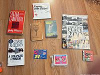 All items laid out on floor