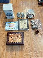 All items together on floor