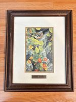 Front view of framed Robert Bateman print