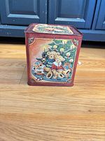 Front view showing teddy bear trio with candles illustration