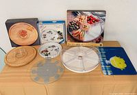 Full lot showing all serving pieces with packaging