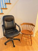 Both chairs side by side showing overall style and scale