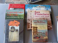 Front covers of all six books laid out together