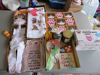 Overview of entire lot on table