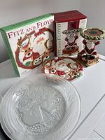 All three serving pieces with two original boxes