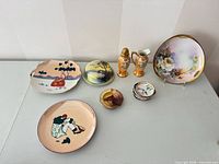 All 13 Noritake pieces displayed