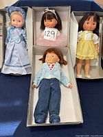 All four Fisher-Price My Friend dolls displayed in boxes
