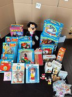 Group shot showing all Mickey Mouse items