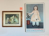 Overview showing both prints side by side on wall