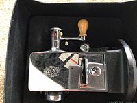 Chrome El Casco pencil sharpener in fitted box