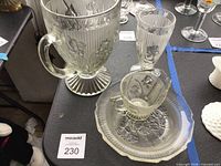 Full view of all four Iris & Herringbone pieces grouped together