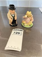 Both ceramic pieces together for scale and identification