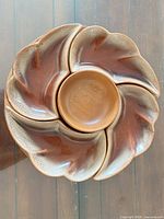 Assembled top view of ceramic chip and dip set