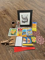 Overview of entire lot laid out on floor