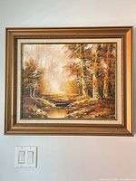 framed painting front view