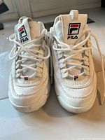 Front view of pair showing overall style and logos