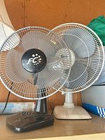 Front view of both fans side by side