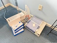 Canon PC428 copier, four paper reams, bag with inks