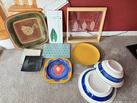 Group shot of all serveware pieces