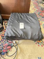 Top view of cushion with cover