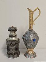Ewer and decanter front view