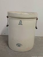 Front view showing 8 IMPERIAL mark and Medalta stamp