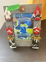 Front view of Ottawa Senators hockey-themed 5x7 frame