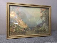 Front view of framed Luigi Paolillo Land of Dreams print