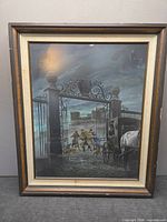 Front view of framed Sherlock Holmes print