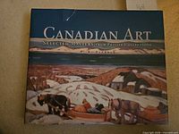 Front view of hardcover art book showing title, author and cover art