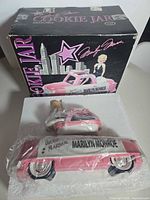 Cookie jar in original box, wrapped in plastic and styrofoam