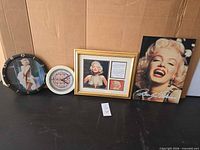 Group shot of all four Marilyn Monroe items