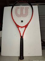 Full view of Wilson Pro Staff racquet front