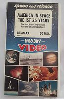 Front of Space and Science slipcase showing title and graphics