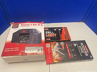 Front view of all three boxed accessories