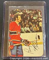 Front of Larry Robinson O-Pee-Chee glossy card in sleeve