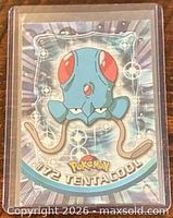 Front of Tentacool card #72 in sleeve