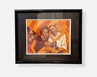 Full view of framed Jerome Lawrence print