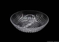 Top view of divided relish dish