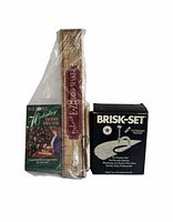 Front view showing sealed EZ Bow Maker kit and boxed Brisk-Set tool