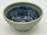 Top view showing interior cobalt glaze