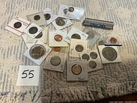 Overview of all 2×2 coin flips and nickel roll