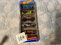 Front view of sealed Hot Wheels HW Horsepower 5-pack