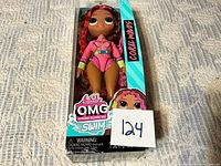 Front view of boxed LOL Surprise OMG Swim Coral Waves doll
